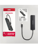 AXAGON Travel four-port USB-C 5Gbps hub | HUE-C1C