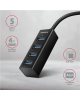 AXAGON Miniature metal four-port USB 3.2 Gen 1 hub | HUE-M1AL