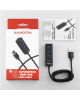 AXAGON Miniature metal four-port USB 3.2 Gen 1 hub | HUE-M1AL