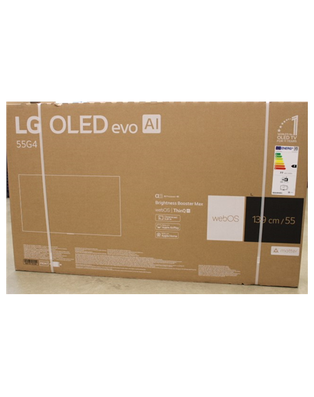 LG | OLED TV | OLED55G42LW | 55 | Smart TV | webOS 24 | 4K UHD | Black | DAMAGED PACKAGING