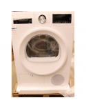 SALE OUT. Bosch WQG242AMSN Dryer machine with heat pump, A++, Front loading, Condensing, Capacity 9 kg, Depth 61,3 cm, White | Bosch | Dryer Machine | WQG242AMSN Series 6 | Energy efficiency class A++ | Front loading | 9 kg | Sensitive dry | LED | Depth 61.3 cm | Steam function | White | DAMAGED PACKAGING ,SCRATSCHED DOORS AND OF LEFT SIDE PAINT