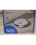 SALE OUT. Ecovacs DEEBOT N20 Floor Cleaning Robot with precise mapping and navigation technology (TrueMapping 2.0), OZMO mopping system, Whi | Ecovacs | Floor Cleaning Robot | DEEBOT N20 | Wet&Dry | Operating time (max) 300 min | 5200 mAh | Dust capacity 0.4 L | 8000 Pa | White | DAMAGED PACKAGING, USED AS DEMO
