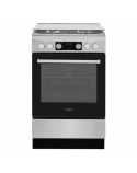 Whirlpool Cooker | WS5G8CHX/E/1 | Hob type Gas | Oven type Electric | Stainless steel | Width 50 cm | LED | Depth 60 cm | 60 L