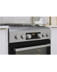 Whirlpool Cooker | WS5G8CHX/E/1 | Hob type Gas | Oven type Electric | Stainless steel | Width 50 cm | LED | Depth 60 cm | 60 L
