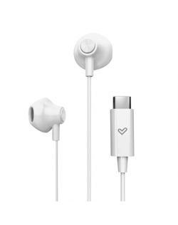 Energy Sistem Wired Earphones | EasyPods Type C | Built-in microphone | USB-C | Snow