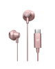 Energy Sistem Wired Earphones | EasyPods Type C | Built-in microphone | USB-C | Rose Gold
