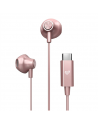 Energy Sistem Wired Earphones | EasyPods Type C | Built-in microphone | USB-C | Rose Gold
