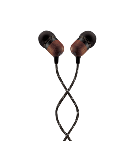 Marley Earbuds Smile Jamaica 3.5 mm, Signature Black, Built-in microphone