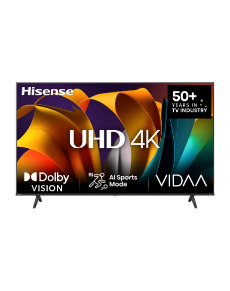 Hisense UHD Smart TV | 43A6N | 43" | Smart TV | VIDAA OS | UHD | Black