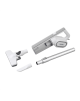 Adler | Vertical Cyclone Vacuum Cleaner | MS 7058 | Corded operating | 400 W | 220-240 V | Operating radius 8.35 m | White