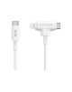 Hyper HyperJuice Silicone USB-C to USB-C and Lightning Hybrid 60W Cable