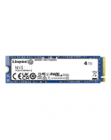 Kingston SSD | NV3 | 4000 GB | SSD form factor M.2 2280 | Solid-state drive interface PCIe 4.0 x4 NVMe | Read speed 6000 MB/s | Write speed 5000 MB/s