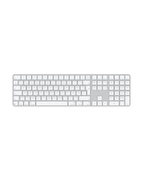 Apple Magic Keyboard with Touch ID and Numeric Keypad | Keyboard | Wireless | Swedish | White