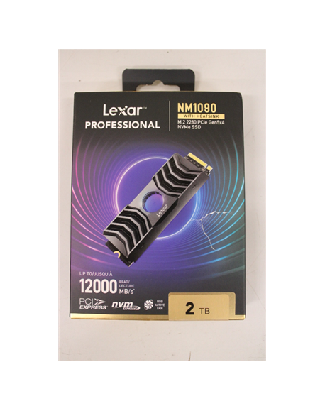 SALE OUT. | Lexar | SSD | Lexar NM1090 | 2000 GB | SSD form factor M.2 2280 | Solid-state drive interface PCIe Gen5x4 | DAMAGED 