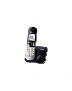 Panasonic Cordless KX-TG6811FXB Black, Caller ID, Wireless connection, Phonebook capacity 120 entries, Conference call, Built-in