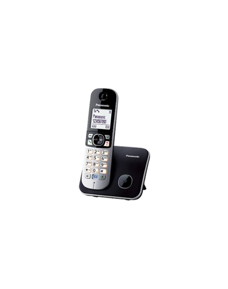 Panasonic Cordless KX-TG6811FXB Black, Caller ID, Wireless connection, Phonebook capacity 120 entries, Conference call, Built-in