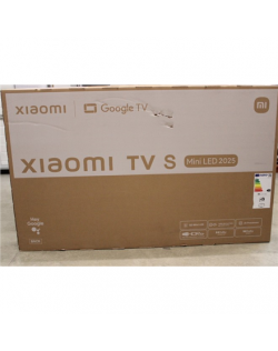 Xiaomi | TV | S Mini LED 2025 | 55 | Smart TV | Google TV | UHD | Black | DAMAGED PACKAGING AS DEMO