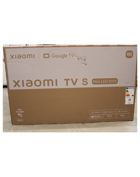 Xiaomi | TV | S Mini LED 2025 | 55 | Smart TV | Google TV | UHD | Black | DAMAGED PACKAGING AS DEMO