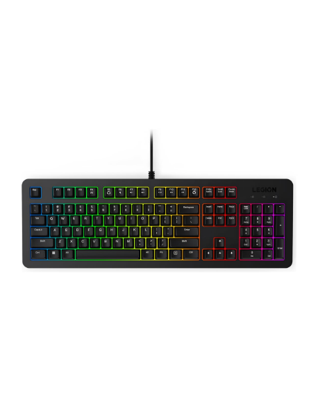 Lenovo Gaming Keyboard | Legion K310 RGB | Keyboard | Wired | US English | Black | USB 2.0 | Membrane