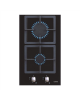 CATA Hob SCI 3002 BK Gas on glass, Number of burners/cooking zones 2, Mechanical, Black