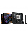 Gigabyte B850I AORUS PRO | Processor family AMD | Processor socket AM5 | DDR5 | Supported hard disk drive interfaces SATA, M.2 | Number of SATA connectors 2