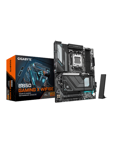 Gigabyte B850 GAMING X WIFI6E | Processor family AMD | Processor socket AM5 | DDR5 | Supported hard disk drive interfaces SATA, 