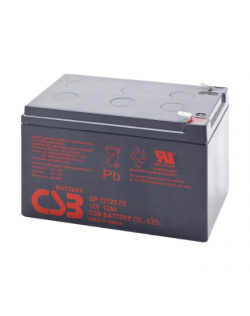 CSB Battery Battery 12V 12Ah F2 Pb | GP12120
