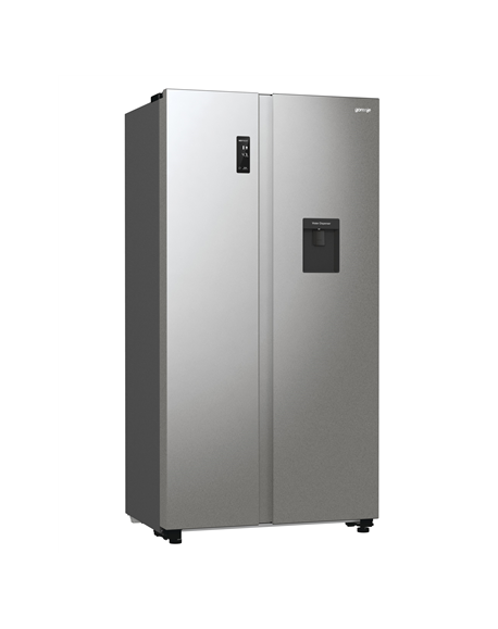 Gorenje Refrigerator | NRR9185EAXLWD | Energy efficiency class E | Free standing | Side by side | Height 178.6 cm | No Frost sys