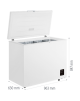Gorenje Freezer | FH25EAW | Energy efficiency class E | Chest | Free standing | Height 84.7 cm | Total net capacity 248 L | Whit