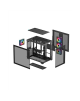 Deepcool CG530 4F | Black | Mid Tower | Power supply included No | ATX PS2