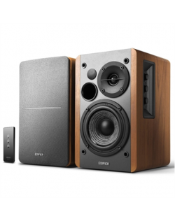 Edifier Studio 1280T Speaker type 2.0, 3.5mm, Grey/Wood, 42 W