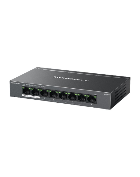Mercusys 8-Port Gigabit Desktop Switch with 7-Port PoE+ | Mercusys