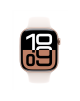 Apple Watch Series 10 | Smart watch | GPS (satellite) | Always-On Retina | Waterproof | Rose Gold