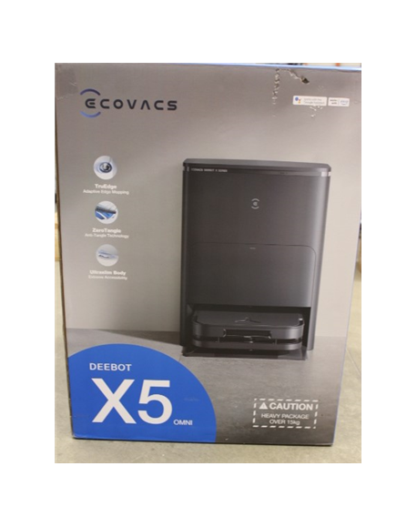 SALE OUT. | Ecovacs | Robotic Vacuum Cleaner | DEEBOT X5 OMNI | Wet&Dry | Operating time (max) 164 min | Lithium-Ion | 6400 mAh 