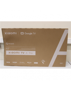 Xiaomi | QLED TV A Pro 2025 | 43'' | Smart TV | Google TV | 4K UHD | Black | DAMAGED PACKAGING
