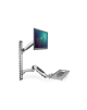 Digitus | Wall mount | Workstation | Adjustable Height, Tilt, Swivel | 27 " | Maximum weight (capacity) 6 kg | Silver
