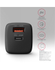 AXAGON Wallcharger 2x port (USB-A + USB-C), 20W | ACU-PQ20