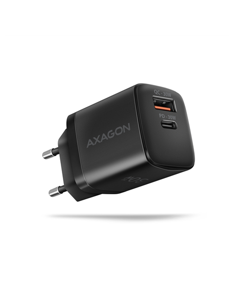 AXAGON Sil wallcharger 2x port (USB-A + USB-C), 30W | ACU-PQ30