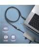 AXAGON Extension USB 20Gbps Cable | BUCM32-CF15AB | USB Type-C to USB Type-C