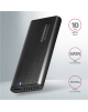 AXAGON External USB-C 3.2 Gen 2 metal box for M.2 NVMe & SATA SSD disks