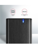 AXAGON External USB-C 3.2 Gen 2 metal box for M.2 NVMe & SATA SSD disks