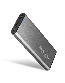 AXAGON External USB-C 3.2 Gen 2 metal box for M.2 NVMe & SATA SSD disks