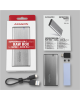 AXAGON External USB-C 3.2 Gen 2 metal box for M.2 NVMe & SATA SSD disks