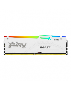 Kingston KF568C34BWEA-16 16GB 6800MT/s DDR5 CL34 DIMM FURY Beast White RGB EXPO | Kingston