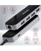 AXAGON SuperSpeed USB-C COMBO 6in1 Hub | HMC-6GL