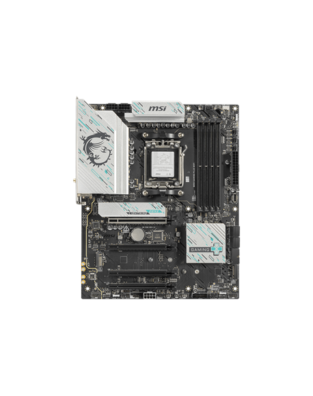 MSI B850 GAMING PLUS WIFI | Processor family AMD | Processor socket AM5 | DDR5 | Supported hard disk drive interfaces SATA, M.2 