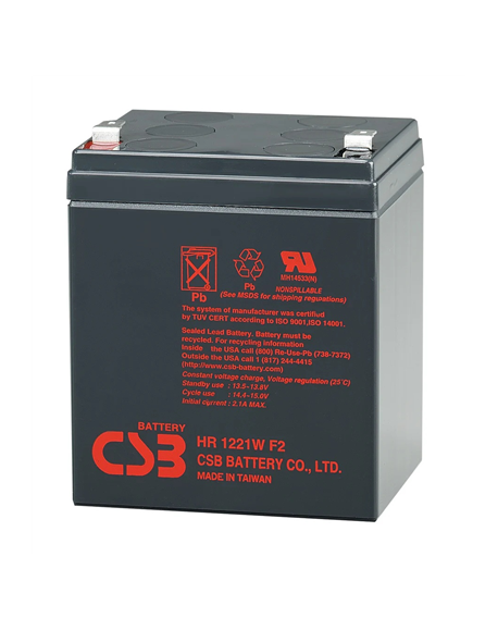CSB | Battery, 12 V | HR1221WF2 | 21 W