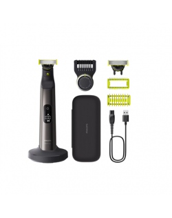 Philips | Hair trimmer, Face and Body | QP6652/61 OneBlade Pro 360 | Cordless | Wet & Dry | Number of length steps 20 | Grey/Bla
