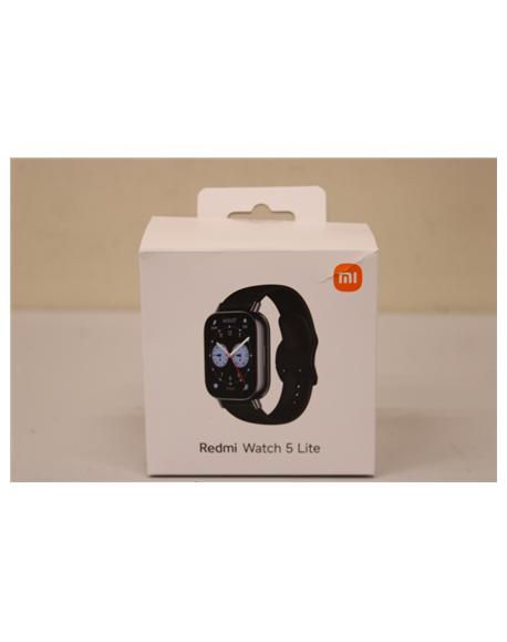 Redmi Watch 5 Lite | GPS (satellite) | AMOLED | 1.96” | DAMAGED PACKAGING, SCRATCHES ON BACK | Black