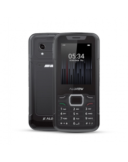 Allview M10 Jump Black, 2.8 ", QVGA, 240 x 320 pixels, 64 MB, 128 MB, Dual SIM, 3G, Bluetooth, 2.0, USB version microUSB, Built-